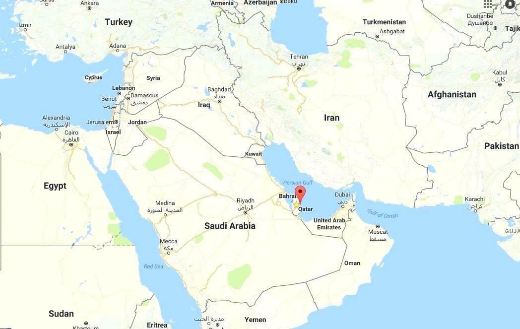 qatar kort heiminum atlas