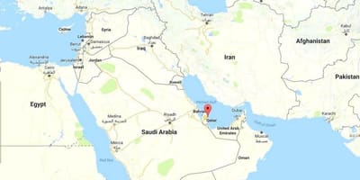 Qatar kort heiminum atlas